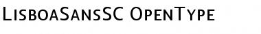 Download Lisboa Sans SC Regular Font Title Preview