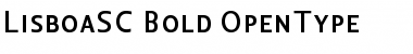 Download Lisboa SC Bold Font Title Preview