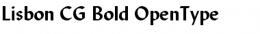 Download Lisbon CG Bold Font Title Preview