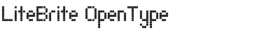 Download LiteBrite Regular Font Title Preview