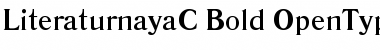 Download LiteraturnayaC Bold Font Title Preview