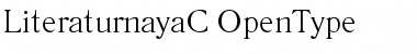 Download LiteraturnayaC Regular Font Title Preview