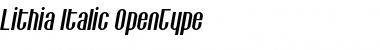 Download Lithia Italic Font Title Preview
