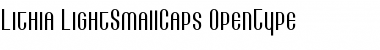 Download Lithia LightSmallCaps Font Title Preview