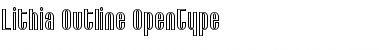Download Lithia Outline Font Title Preview