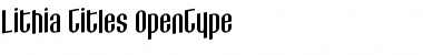 Download Lithia Titles Font Title Preview
