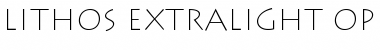 Download Lithos Extra Light Font Title Preview