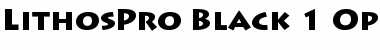 Download Lithos Pro Black Font Title Preview