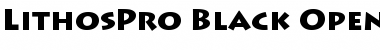 Download Lithos Pro Black Font Title Preview