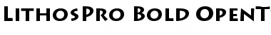 Download Lithos Pro Bold Font Title Preview