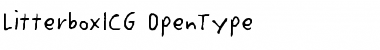 Download LitterboxICG Regular Font Title Preview