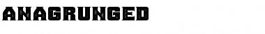 Download Ana Grunged Regular Font Title Preview