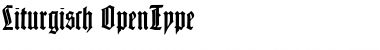 Download Liturgisch Regular Font Title Preview