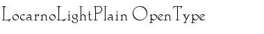 Download Locarno Light Plain Font Title Preview