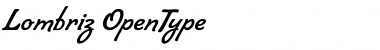 Download Lombriz Regular Font Title Preview