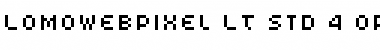 Download LomoWebPixel LT Std 4 Regular Font Title Preview