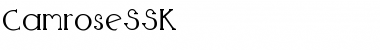 Download CamroseSSK Regular Font Title Preview