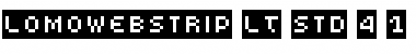 Download LomoWebStrip LT Std 4 Regular Font Title Preview