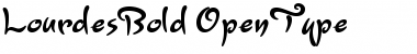 Download Lourdes Bold Bold Font Title Preview