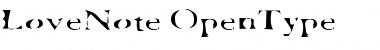 Download LoveNote Regular Font Title Preview