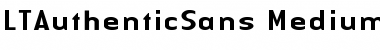 Download LTAuthenticSans Medium Regular Font Title Preview