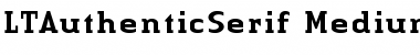 Download LTAuthenticSerif Medium Regular Font Title Preview