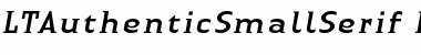 Download LTAuthenticSmallSerif Regular Font Title Preview
