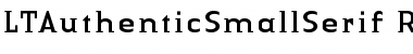 Download LTAuthenticSmallSerif Regular Font Title Preview