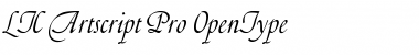Download LTC Artscript Pro Regular Font Title Preview