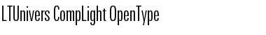 Download LTUnivers 310 CompLight Font Title Preview