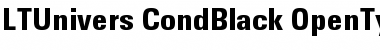 Download LTUnivers 820 CondBlack Font Title Preview