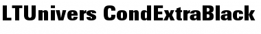Download LTUnivers 920 CondXBlack Font