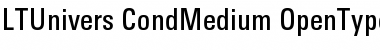 Download LTUnivers 520 CondMedium Font Title Preview