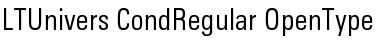 Download LTUnivers 420 CondRegular Font Title Preview