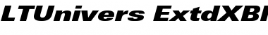 Download LTUnivers 941 ExtdXBlackIt Font Title Preview