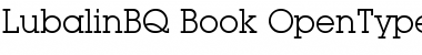 Download Lubalin BQ Regular Font Title Preview