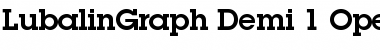 Download ITC Lubalin Graph Demi Font Title Preview