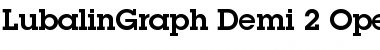 Download ITC Lubalin Graph Demi Font Title Preview