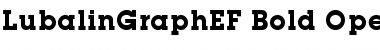 Download LubalinGraphEF Bold Font Title Preview