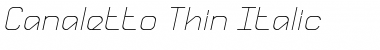 Download Canaletto Thin Font Title Preview