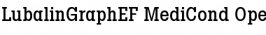 Download LubalinGraphEF MediCond Font Title Preview