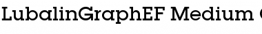Download LubalinGraphEF Medium Font Title Preview