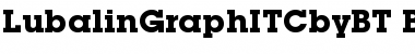 Download ITC Lubalin Graph Bold Font Title Preview