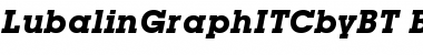 Download ITC Lubalin Graph Bold Oblique Font Title Preview