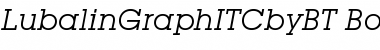 Download ITC Lubalin Graph Book Oblique Font Title Preview