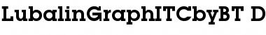 Download ITC Lubalin Graph Demi Font Title Preview