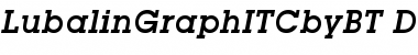 Download ITC Lubalin Graph Demi Oblique Font Title Preview