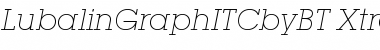Download ITC Lubalin Graph Extra Light Oblique Font Title Preview