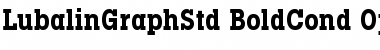 Download ITC Lubalin Graph Std Bold Condensed Font Title Preview