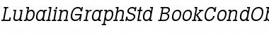 Download ITC Lubalin Graph Std Book Condensed Oblique Font Title Preview